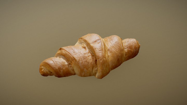 Starbucks Butter Croissant – Free 3D Model STL