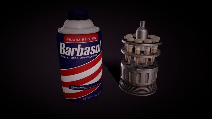 Jurassic Park Embryo Canister 3D Model