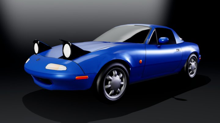 Mazda Miata MX-5 NA 3D Model