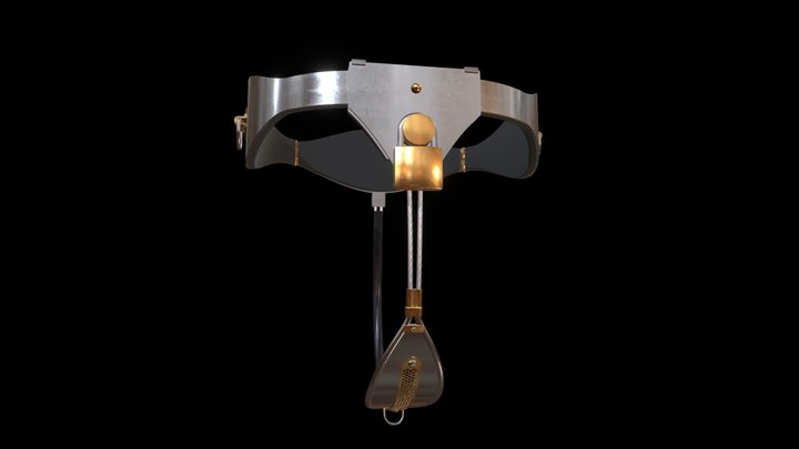 female_chastity_belt 3D Model