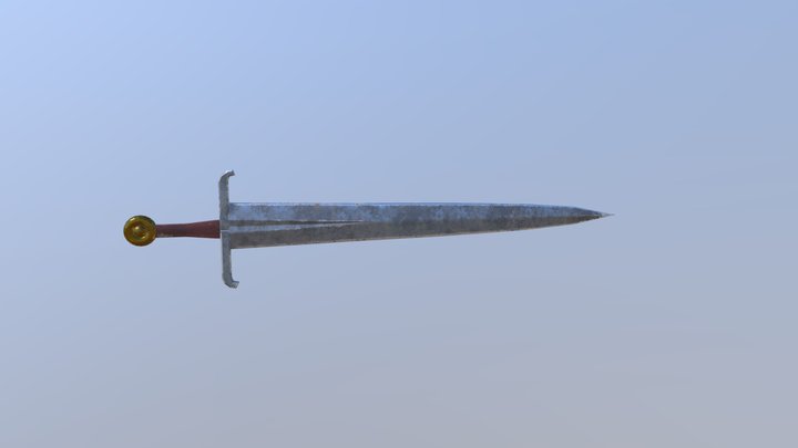 SteelSword_HighPoly 3D Model