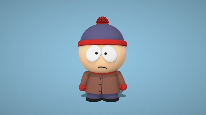 Stan South Park 3D Model 3D Model