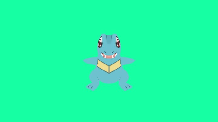 Pokemon X Y  Totodile – Kostenloses 3D-Modell STL