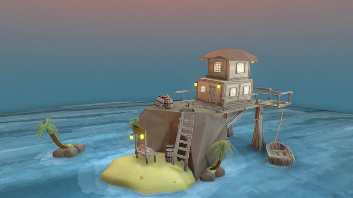 Smuggle Island 3D Model