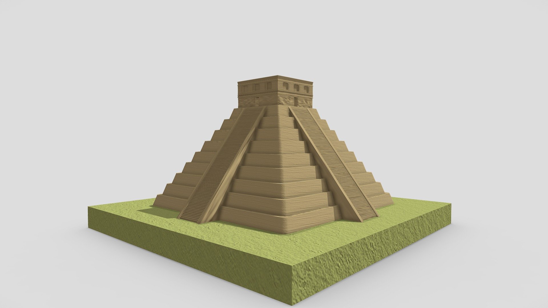 Пирамида Майя - 3D model by skirakosyan-18 [fd2581b] - Sketchfab