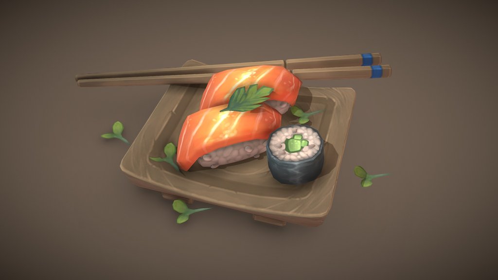 Japanese food pack sushi - FREE