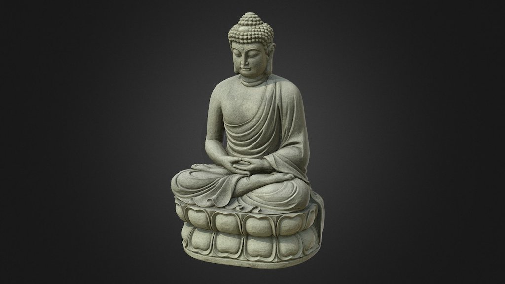 Buddha Sculpture 3d Model Free