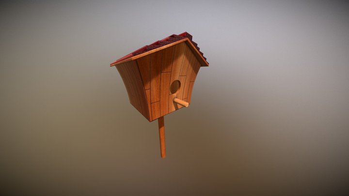 BirdHouse 3D Model