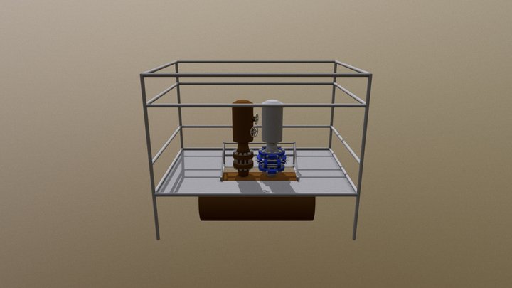 S 3D Model