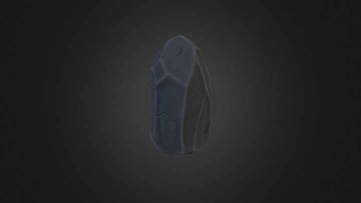 Stylised Rock 3D Model