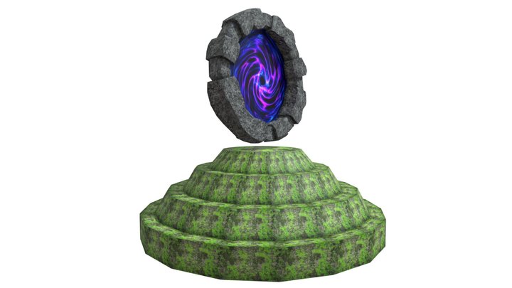 Ruin Portal 3D Model