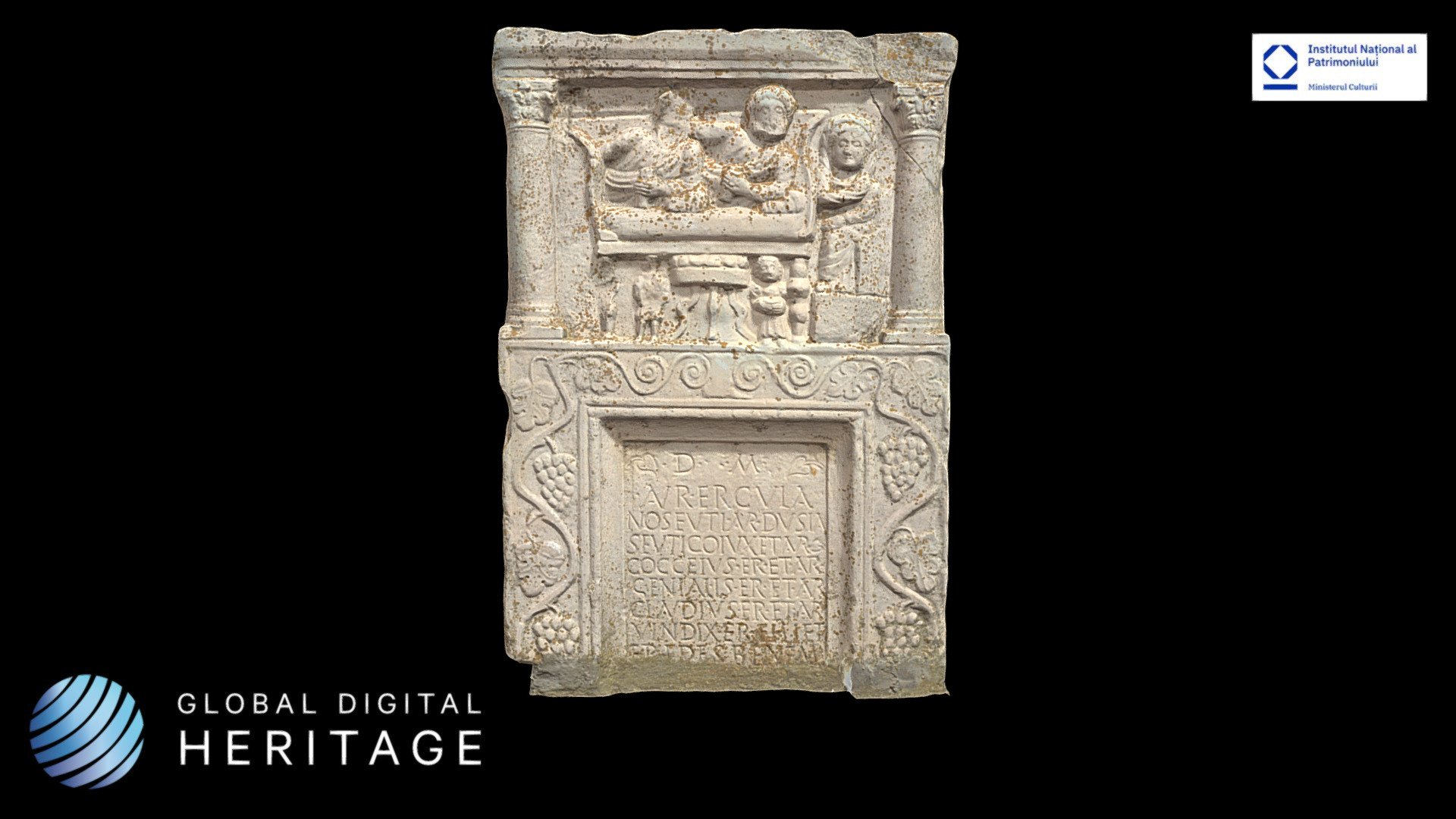 Funerary stele - Download Free 3D model by Global Digital Heritage and ...