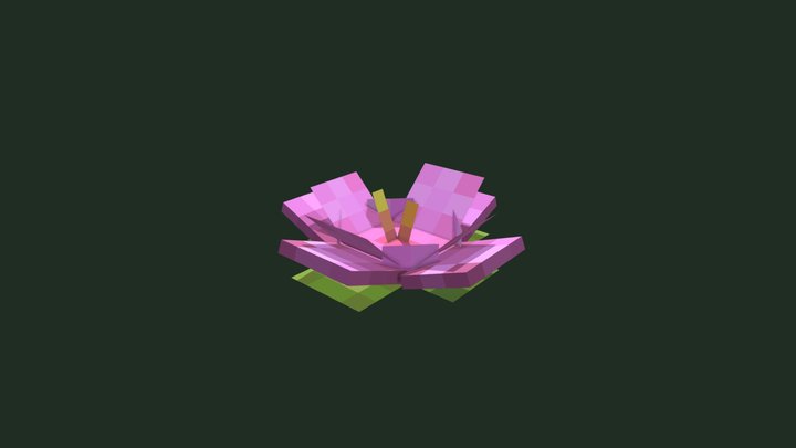 Azalea flower (Minecraft) 3D Model