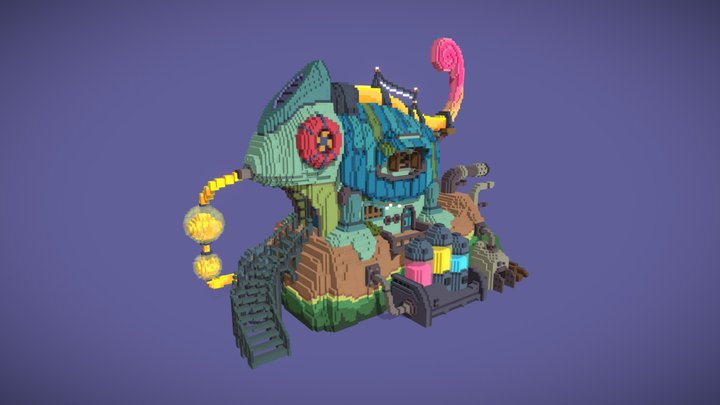 Chameleon Lab 3D Model