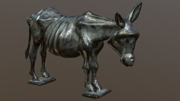 Pavel Quoytcheff Donkey 2006 3D Model