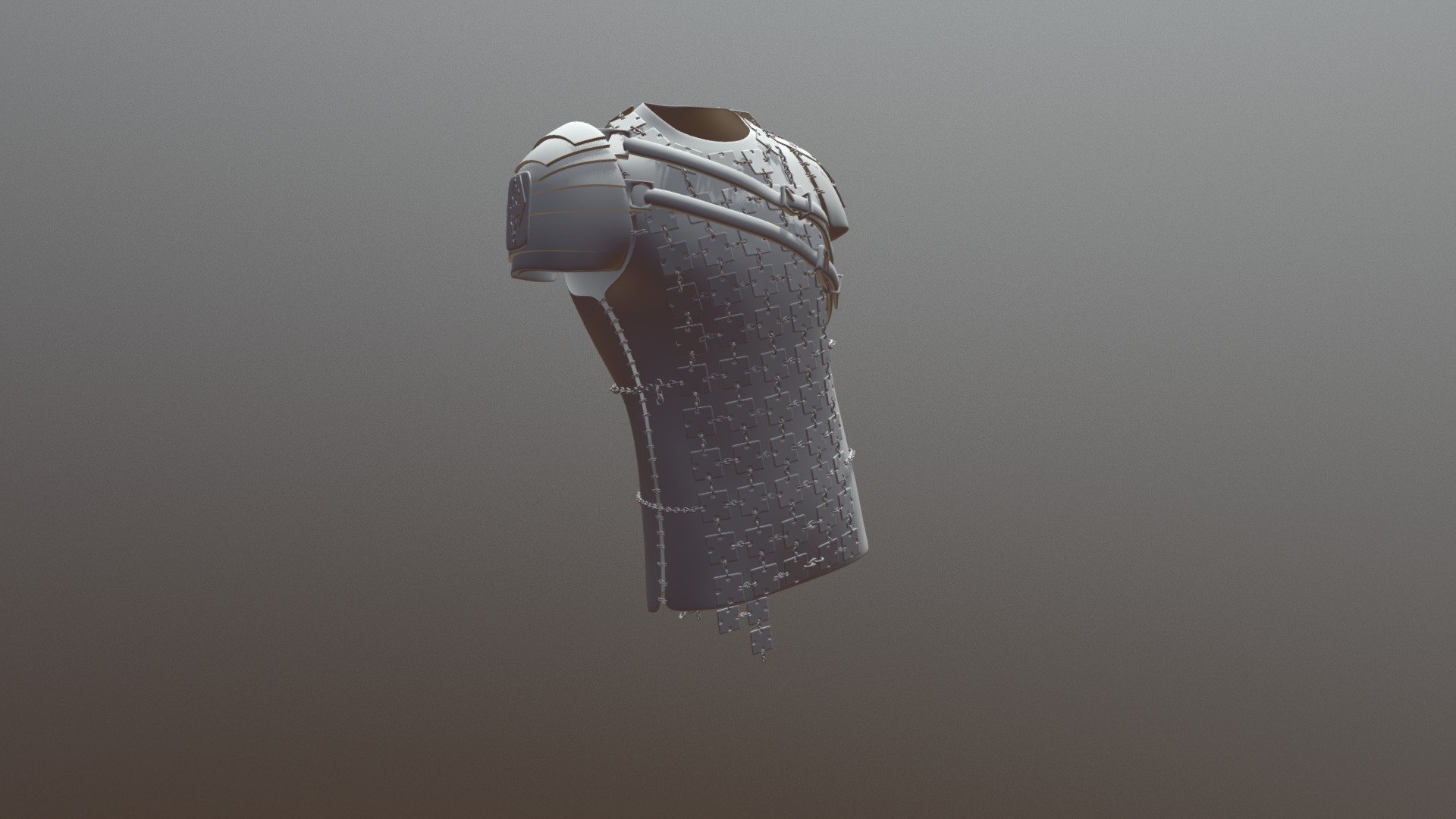 Iron Lether Armor (High Poly)