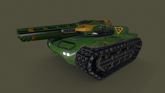 Mercury Main battle tank 3D Model