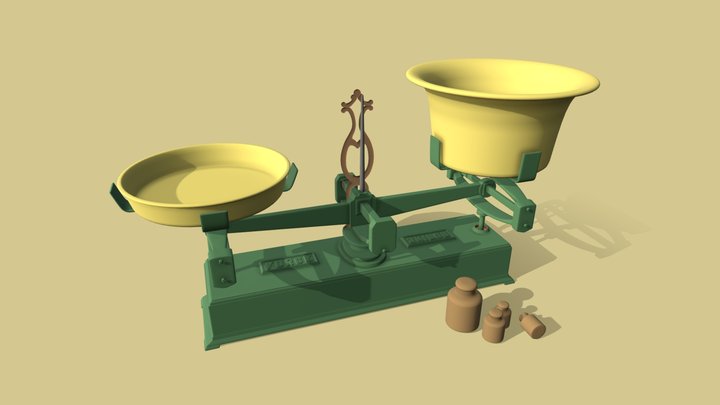 Scale HP 3D Model