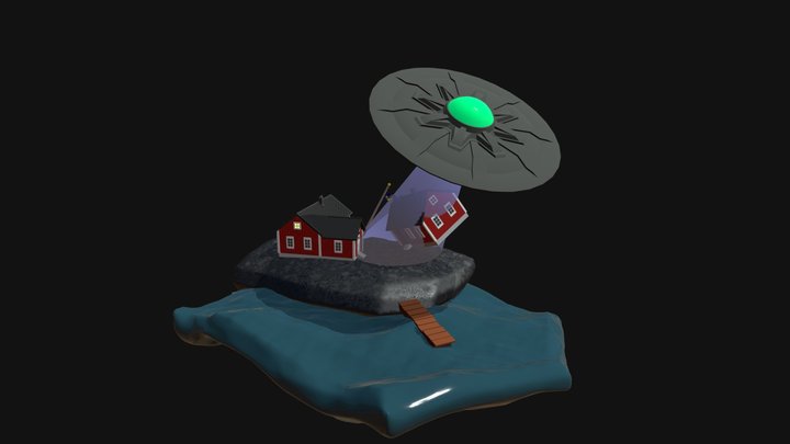Abducting Lars Gunnars Summer Home 3D Model