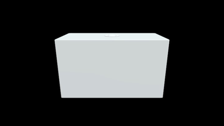 Dura-cast 102018 W 4in Lid Whitewhite 3D Model