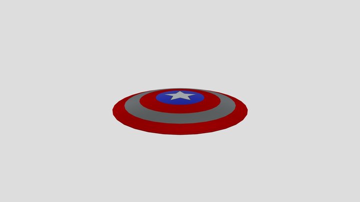 Captain America's Shield – Modelo 3D gratuito STL