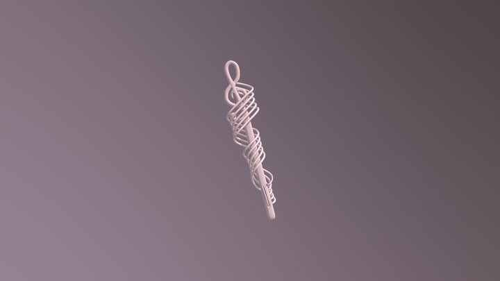 SculptJanuary Day 12 - Staff (Object) 3D Model