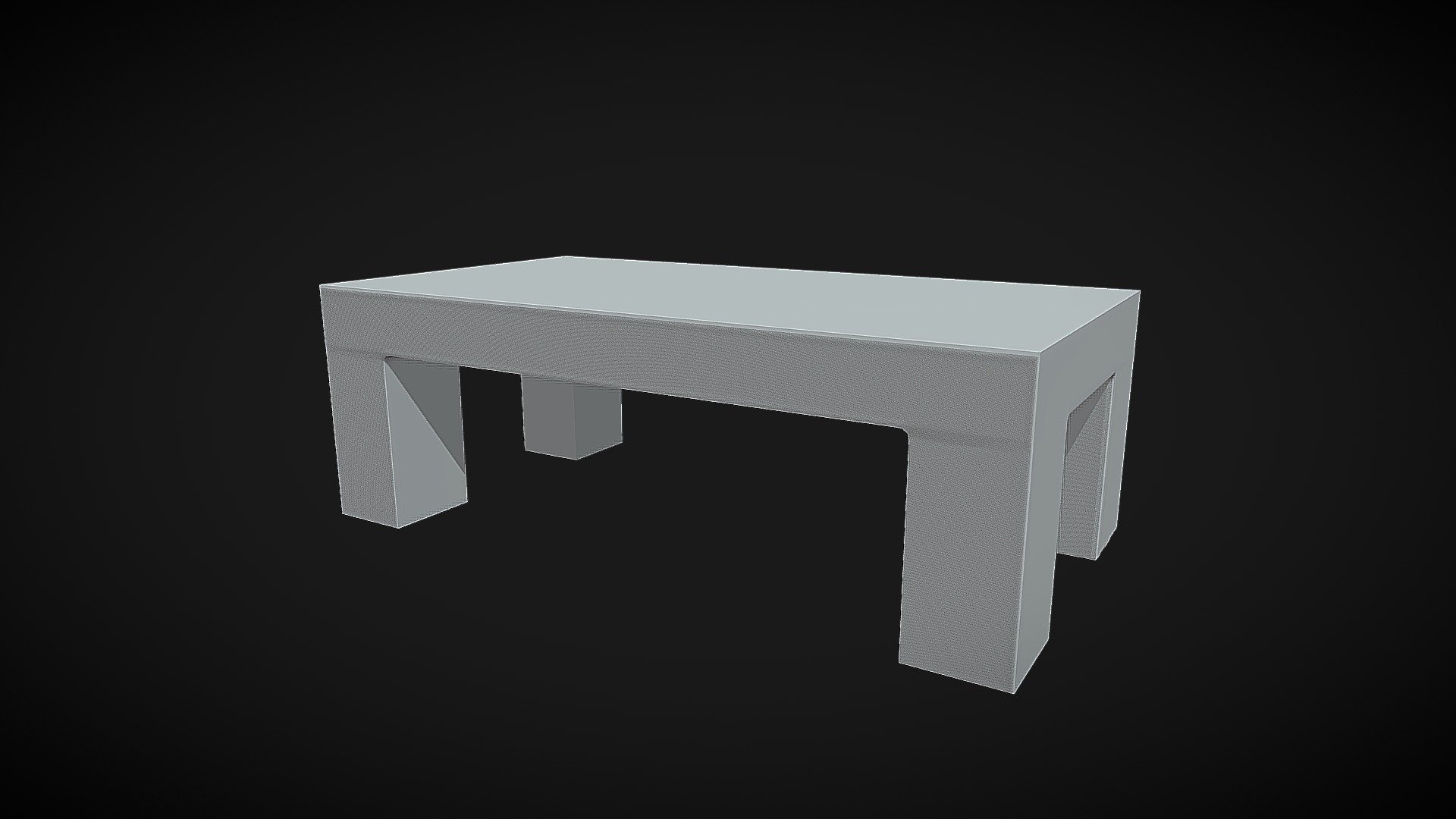 Square Marble Coffee Table - Download Free 3D model by Skowster ...
