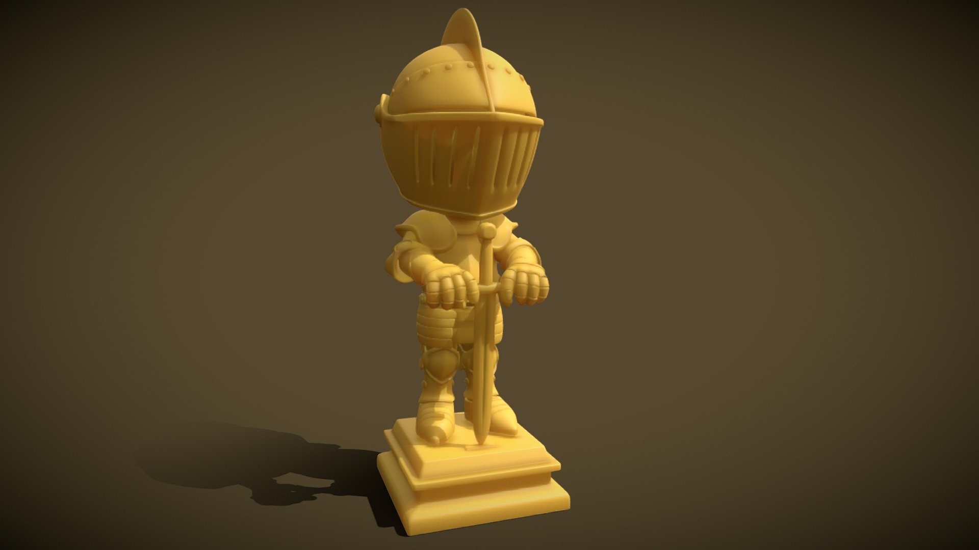 knight armor V2 toystyle (3Dprint) - Buy Royalty Free 3D model by ...