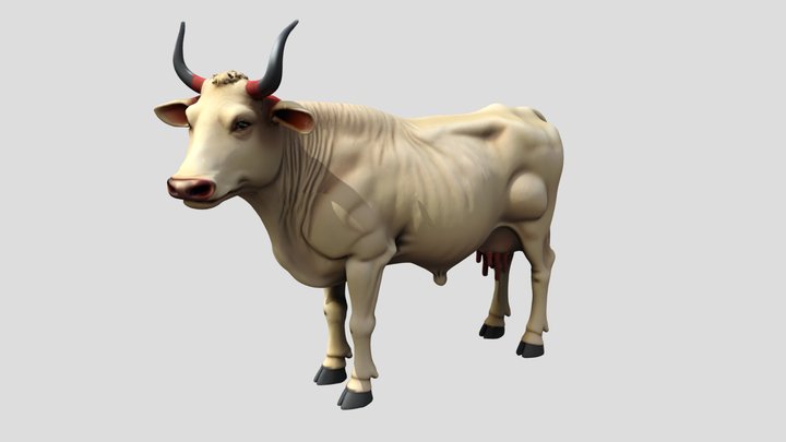 Chillingham Cattle cow – Modello 3D gratuito STL