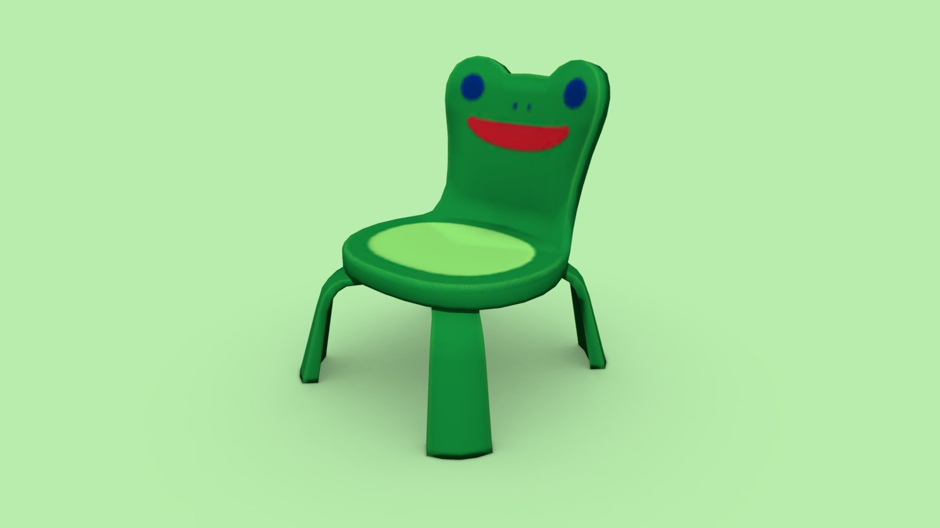 Froggy Chair Animal Crossing Download Free 3D model by zephyrin