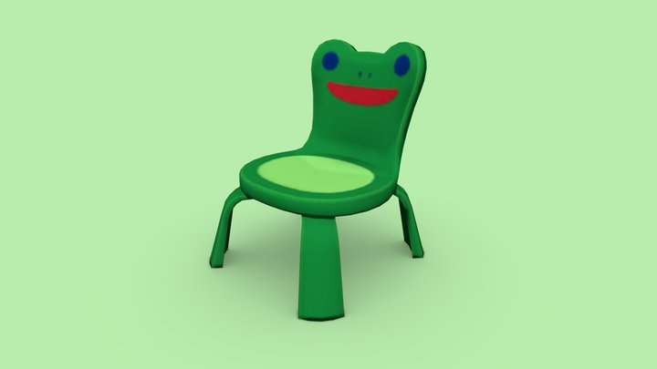 Froggy Chair - Animal Crossing 3D Model