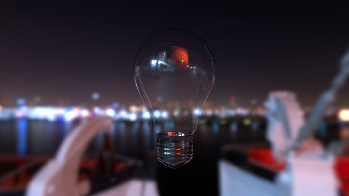 Light Bulb E27 3D Model