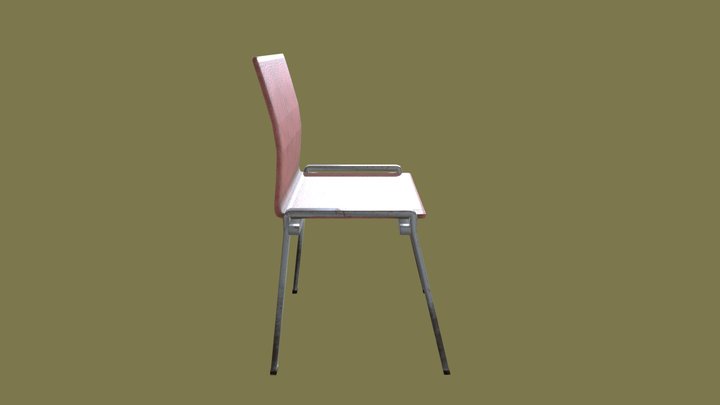 Interrogation chair 3D Model