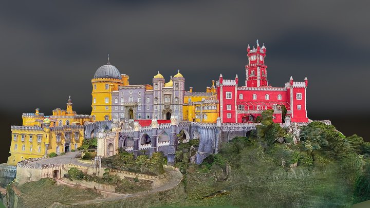 Pena Palace (Sintra) 3D Model