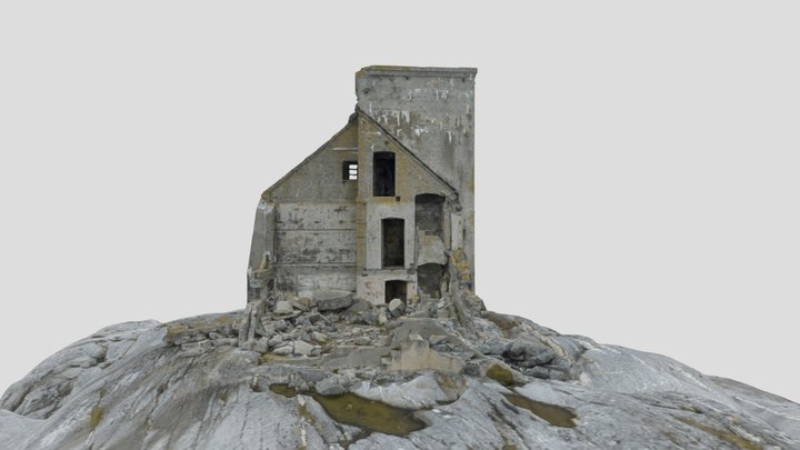 Åsvær gamlefyr 3D Model