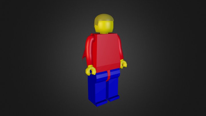 Lego-poppetje 3D Model