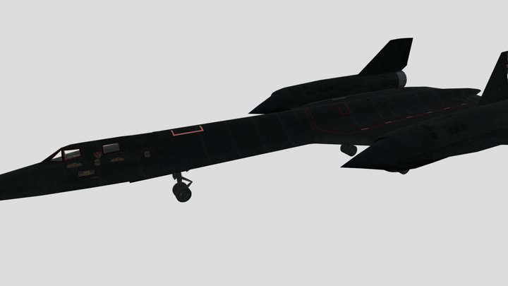 Lockheed SR-71 Blackbird – Modello 3D gratuito STL