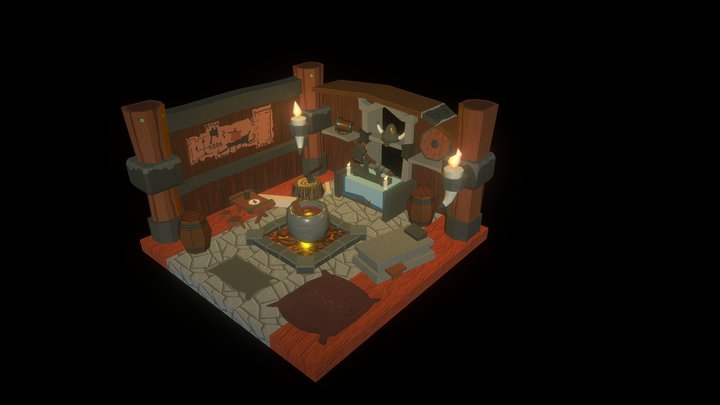 Viking Room 3D Model