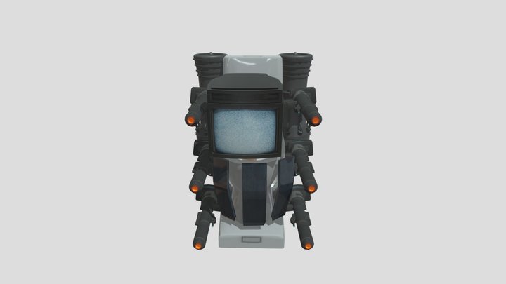 Skibidi_ Tv Man_g-man_3.0 3D Model
