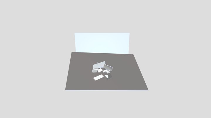 website landing page gaming setup1_3 3D Model