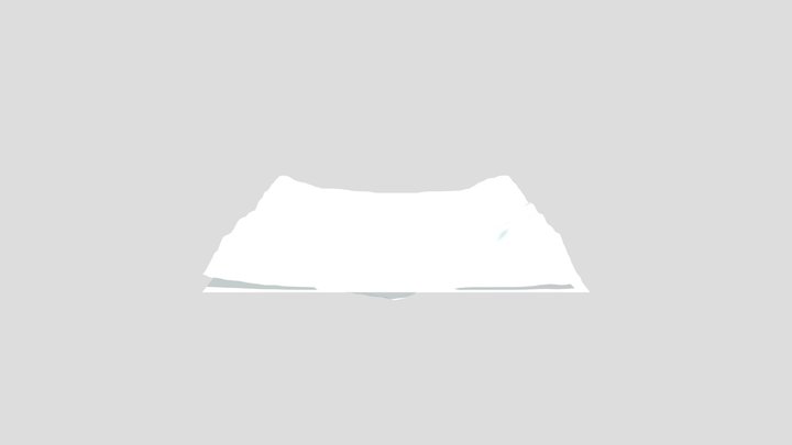 low texture quality River 3D Model