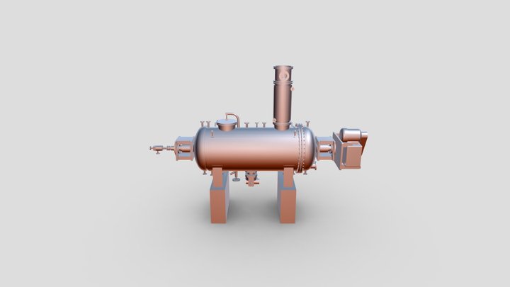 R1 U361  4 KL RVD G_A mechanical seal prop synth 3D Model