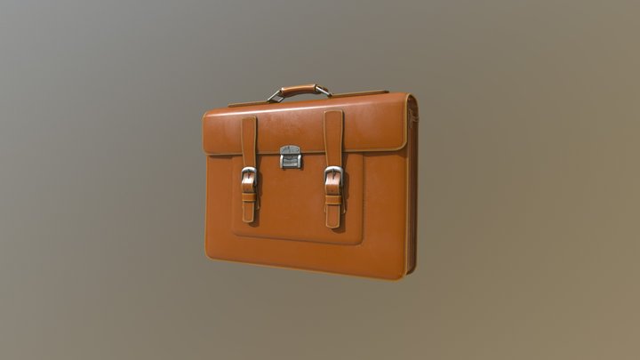 School Bag 3D Model