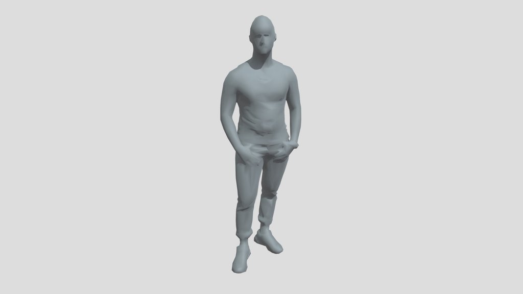 Lowpoly Male Standing