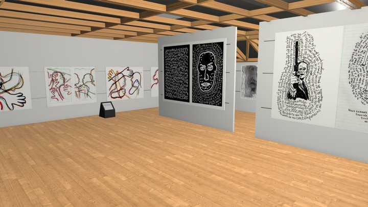 Expo Charles Pennequin 3D Model