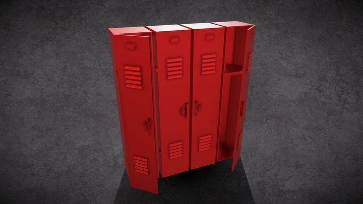 Lockers - By Velivian Fesothe 3D Model