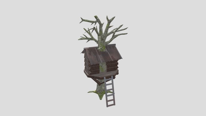 3D Modeling TreeHouse 3D Model