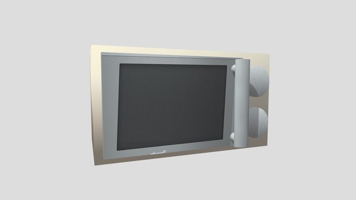 Bad Microwave (first blender project) – Free 3D Model STL