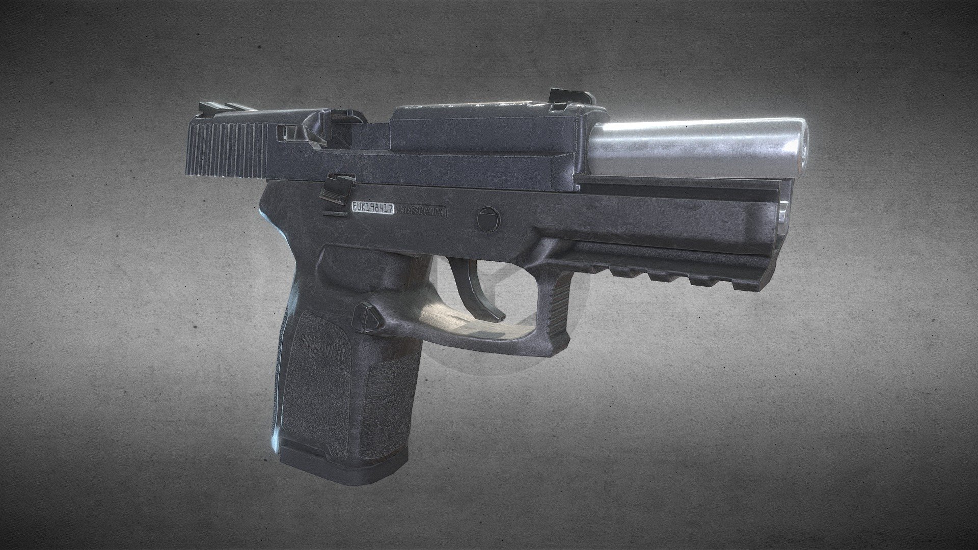 Sig Sauer P250 - Download Free 3D model by yarogor [fd3a37b] - Sketchfab