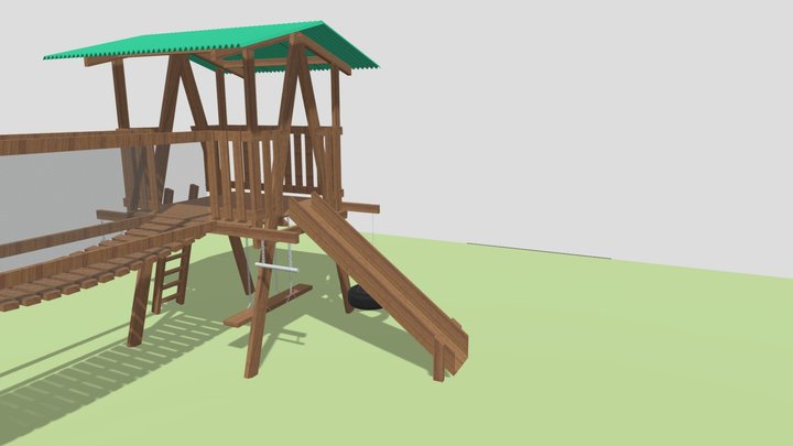 Playground Modificação 3D Model